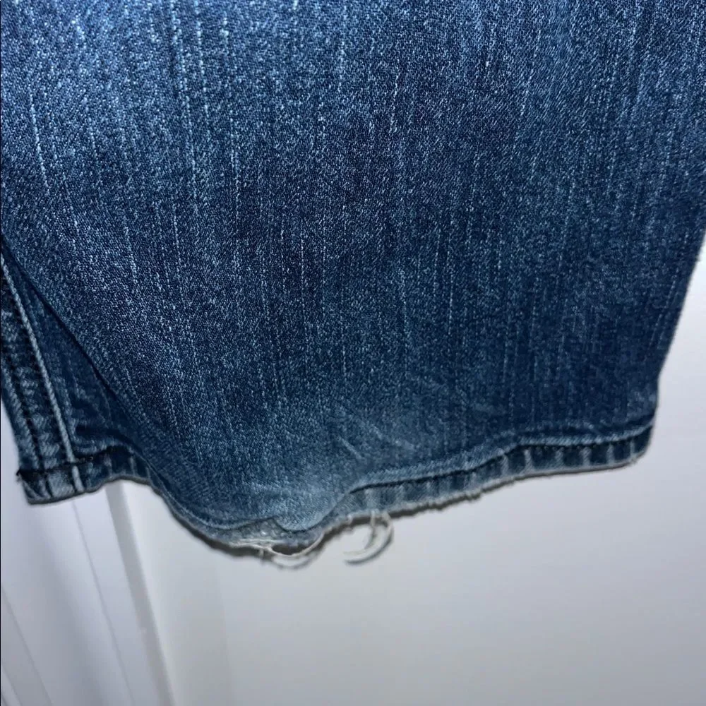 Vtg Button Fly Diesel Quratt Model Denim Blue Jeans 38 x 32 Distressed Holes